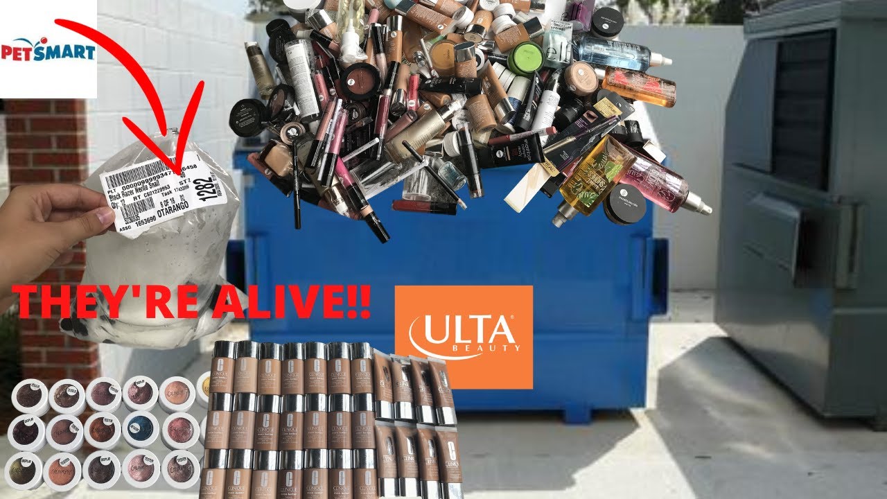 BIGGEST JACKPOT DUMPSTER DIVING AT ULTA!!! PET STORE THREW AWAY LIVE FISH!!! (rescued)