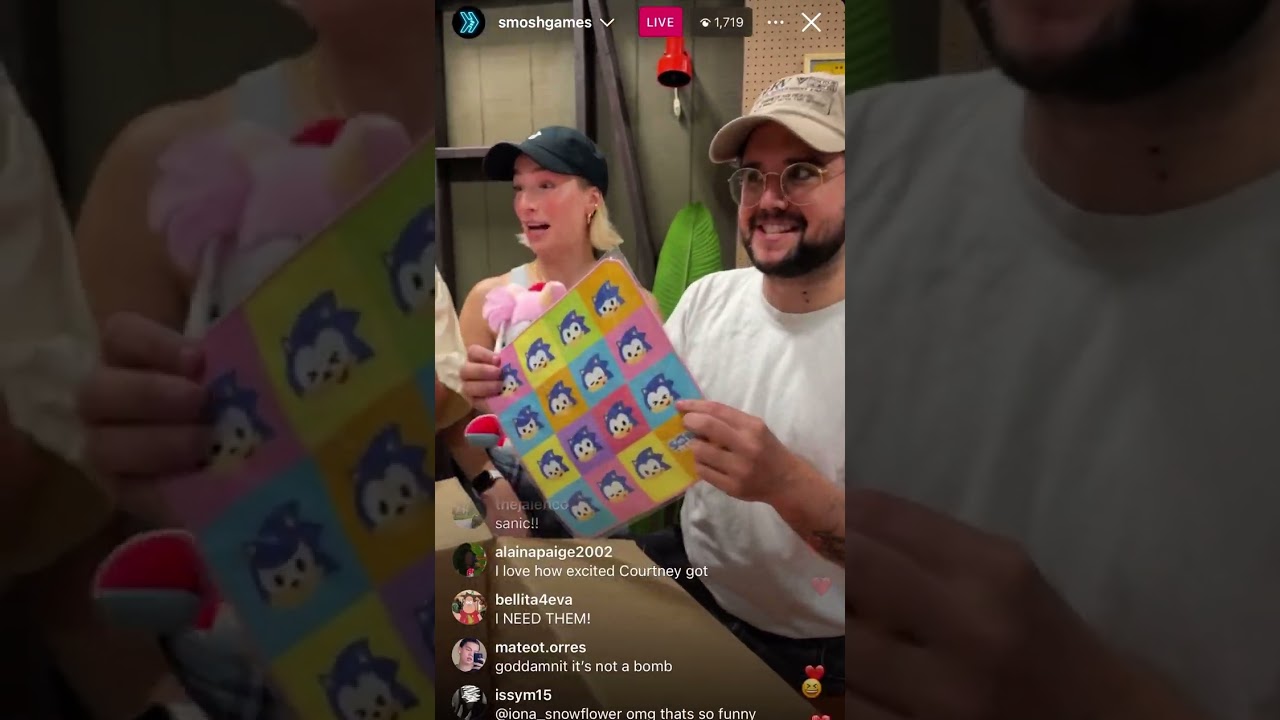 smosh games instagram unboxing live stream (09/08/2024)