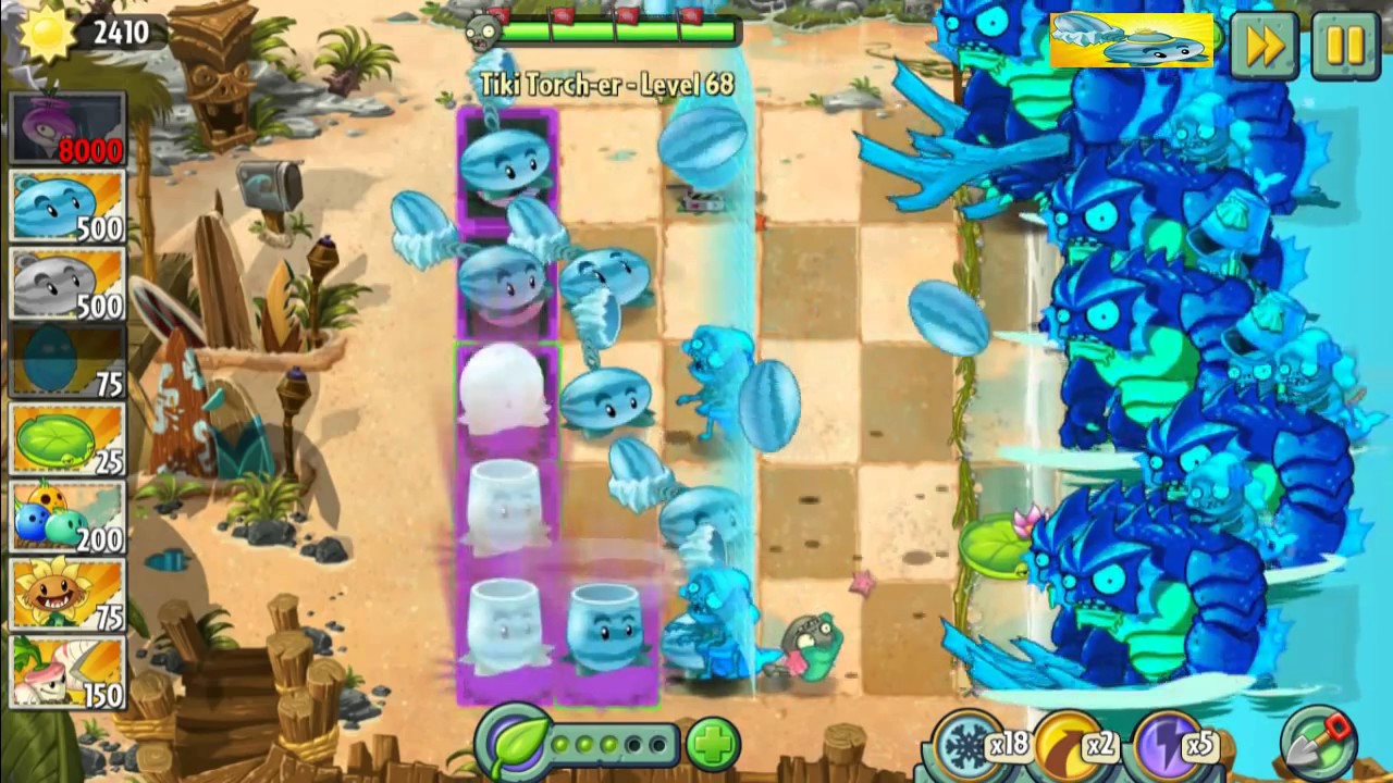 Event Winter Melon Pvz 2 Vs Melon pult Pvz 2 Power Up in Plants vs. Zombies 2: Gameplay 20