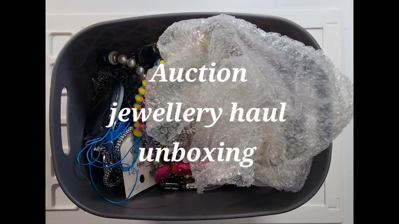 Jewellery unboxing another haul from our local auction house