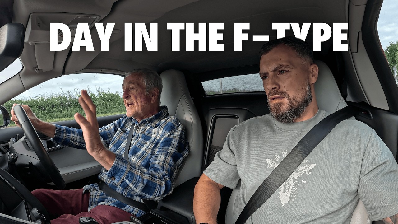 A day with my dad in his Jaguar F-Type