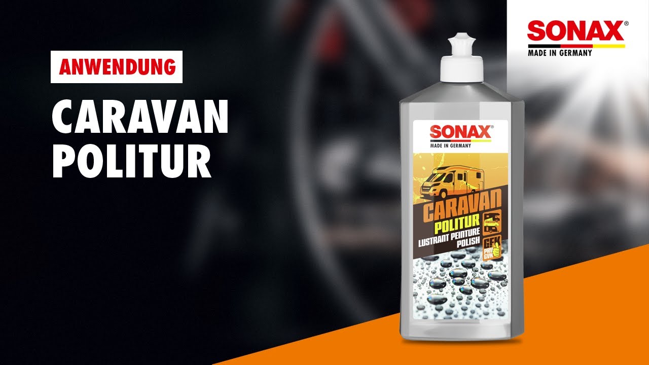 Anwendung SONAX Caravan Politur