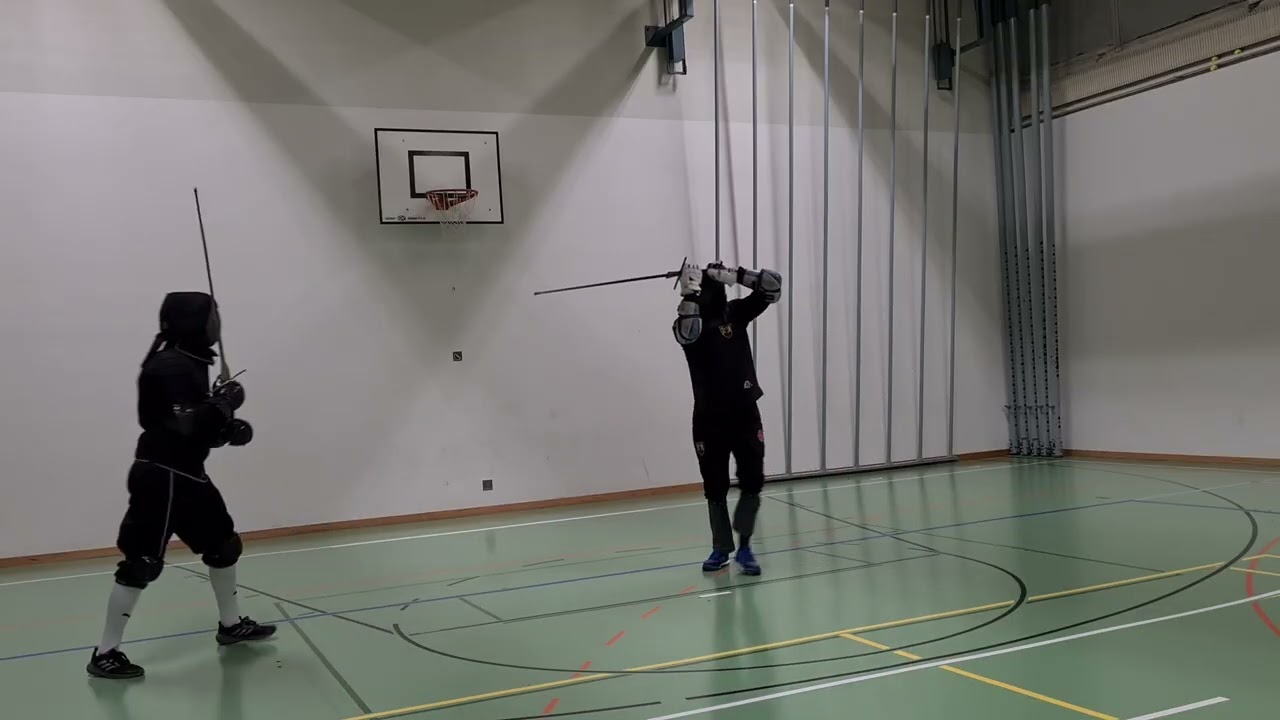 Ein lockeres Sparring im Training 2025 a