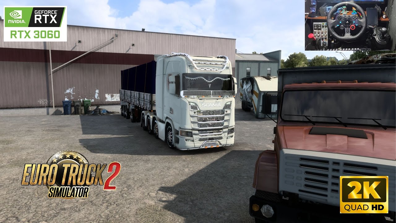 Euro Truck Simulator 2   Primeira Carga de PS5   Button Box Vertical M7