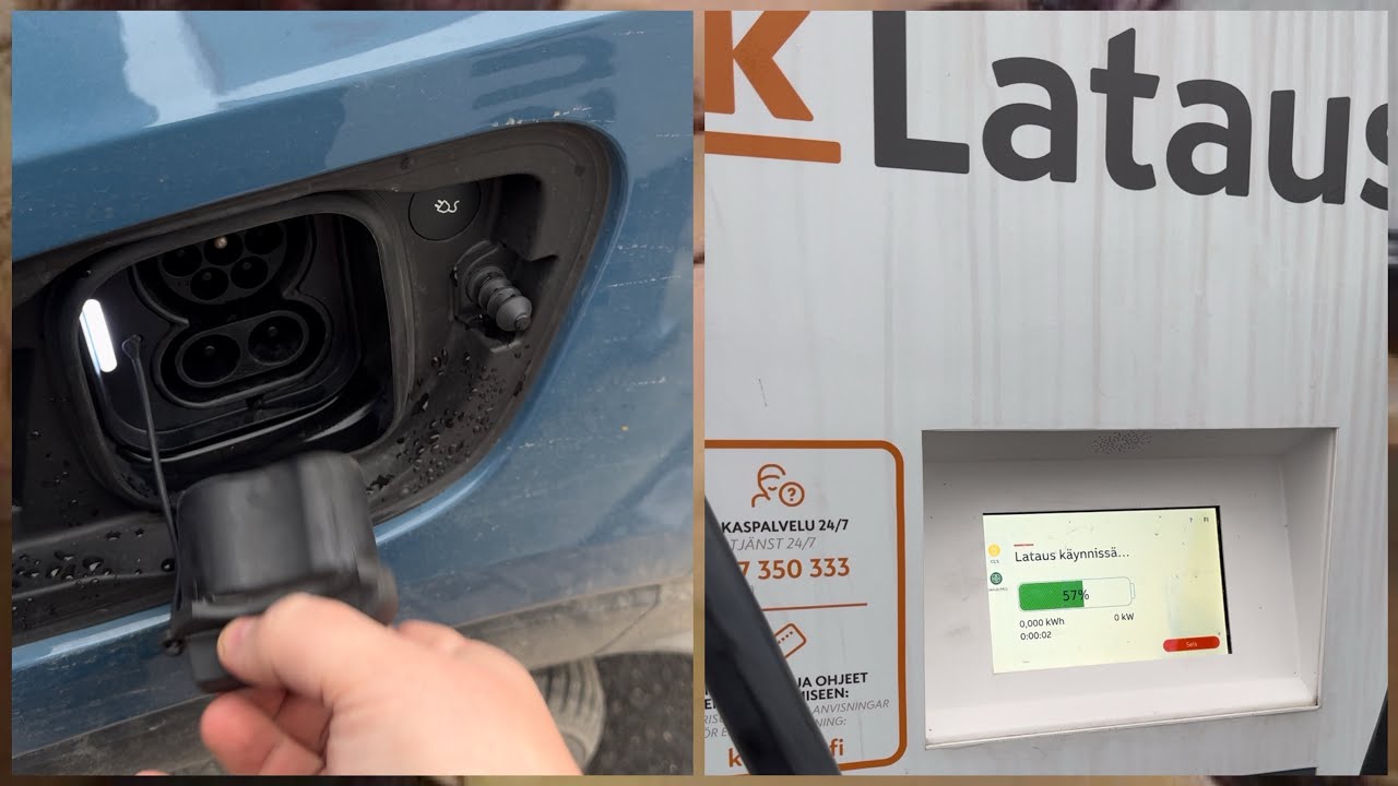 K-Lataus 50kW lataus 🔥 K-Supermarket Kellokoski (Volvo XC40 AWD 2024) #mmtos&auml;hk&ouml;auto