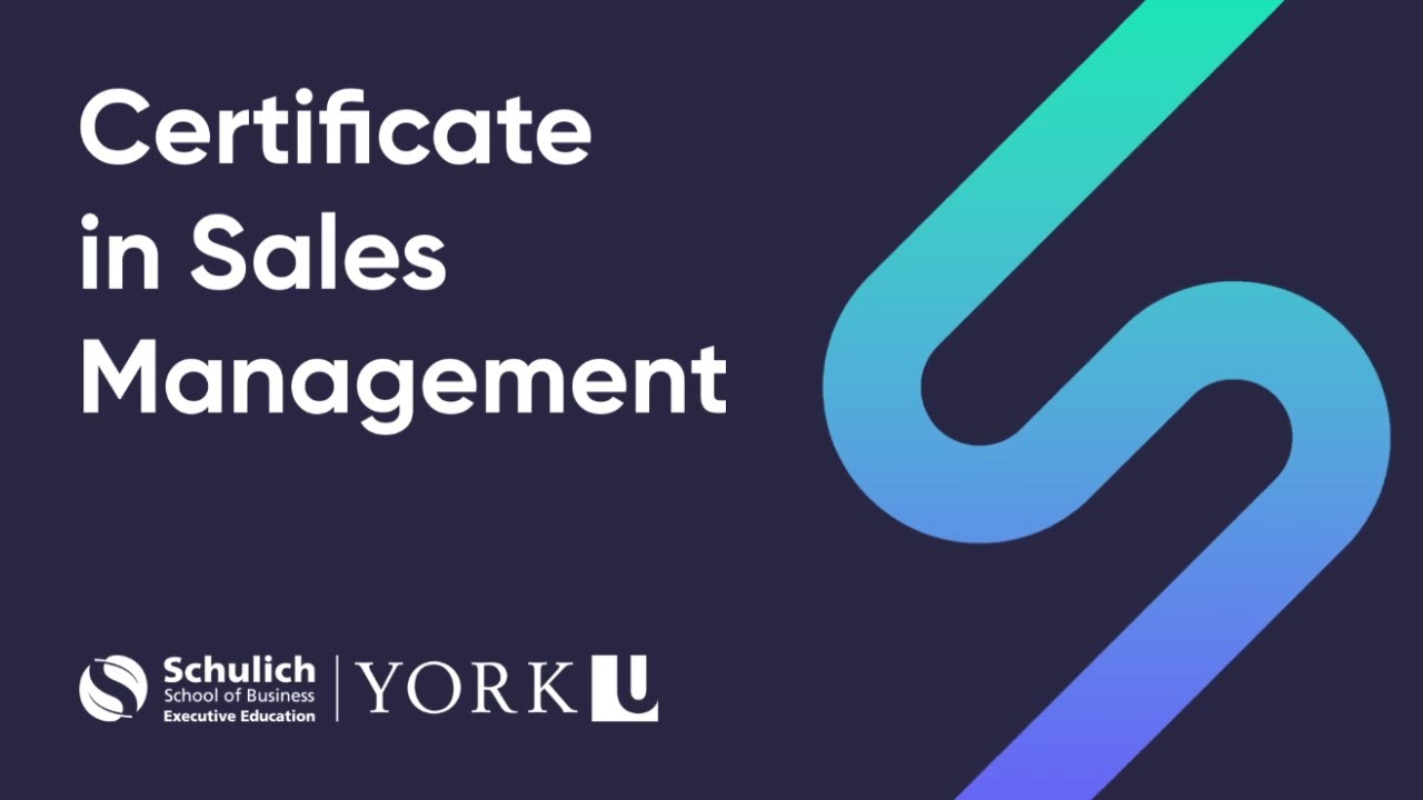 Certificate in Sales Management - Graduate Testimonials