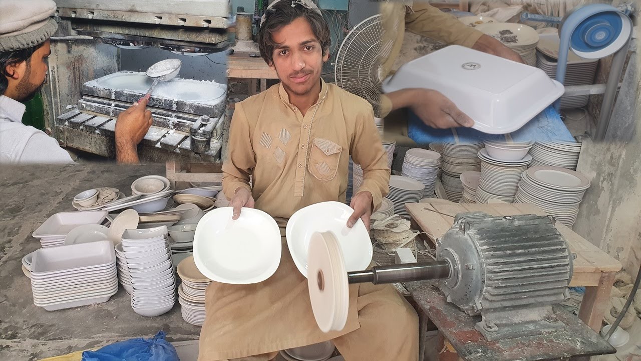 Thermoset Plastic Serving Dish And Plates Factory Making Process
