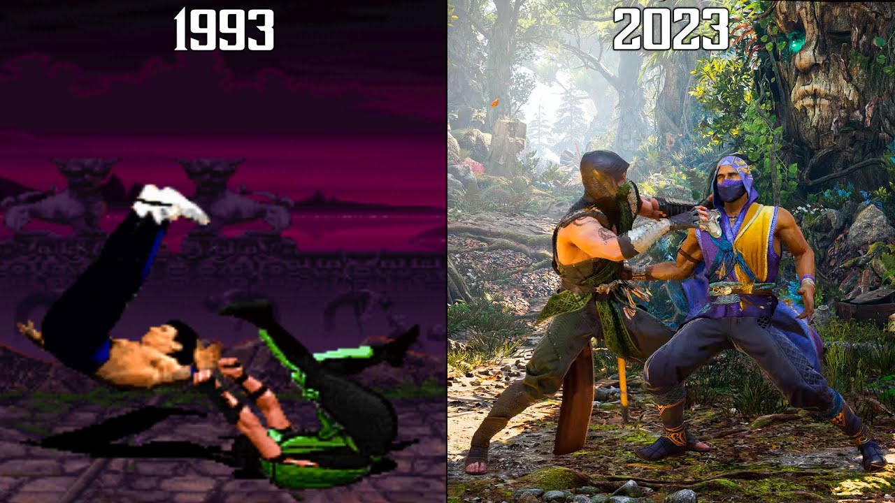 Reptile Throw Move Evolution - Mortal Kombat 2-12 (1993-2023) 4K