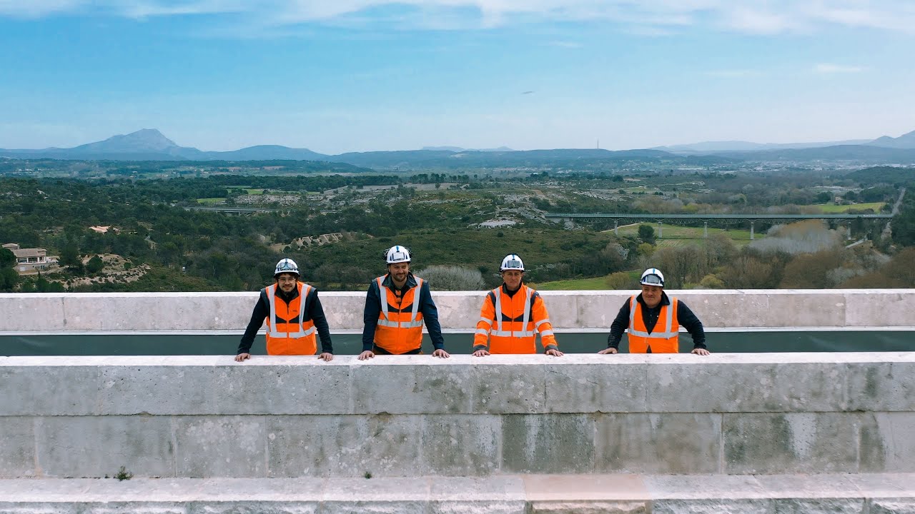 Cap sur le chantier de l'aqueduc de Roquefavour
