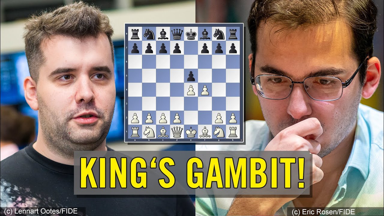 King's Gambit! | Ian Nepomniachtchi vs David Paravyan | Chess.com Rapid Championship 2022
