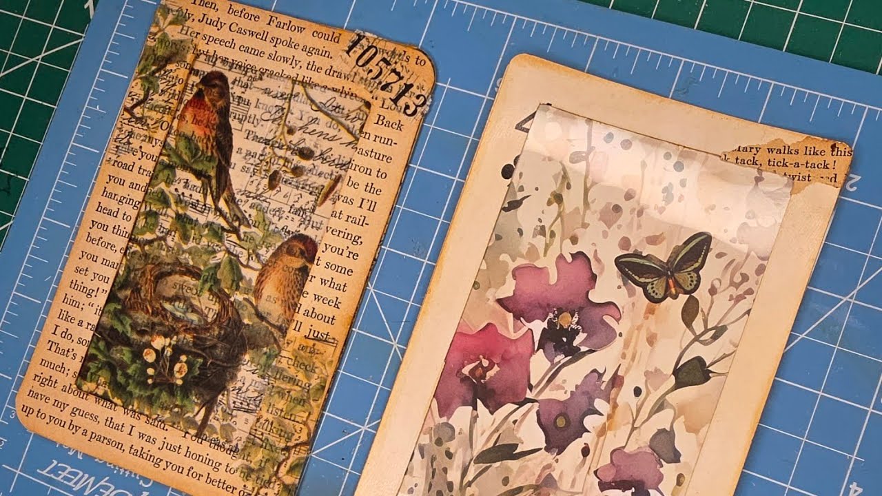 Lets create large altered cards