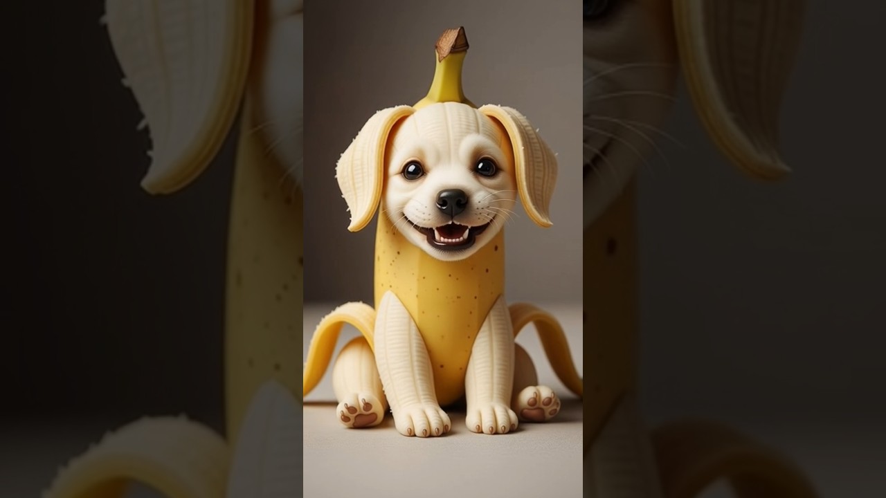 Cute Dog Eating Banana 😍🍌 | So Adorable
