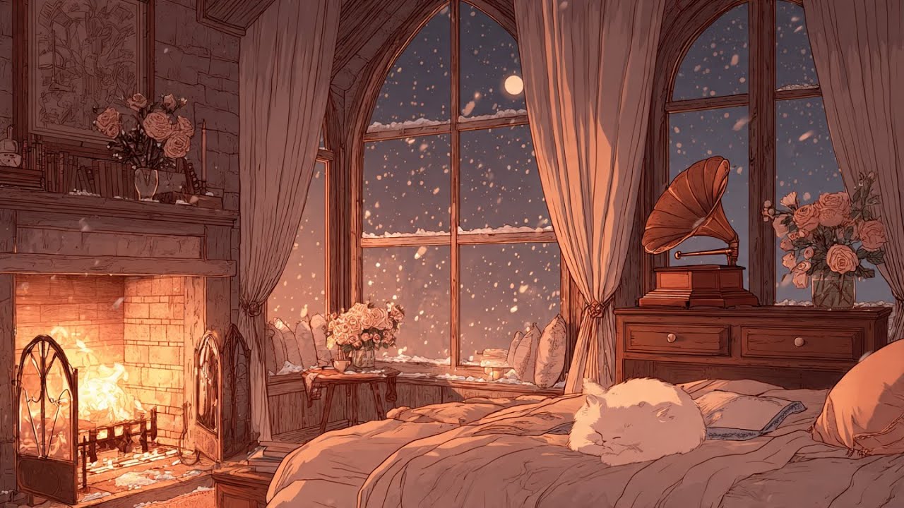 It's 1940s and you're listening to vintage jazz on a cozy rainy night, Vol. 6