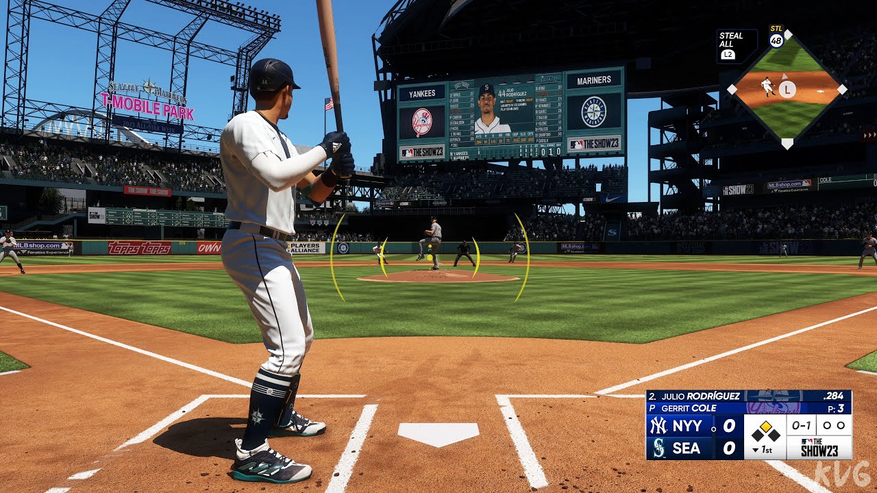 MLB The Show 23 - New York Yankees vs Seattle Mariners - Gameplay (PS5 UHD) [4K60FPS]