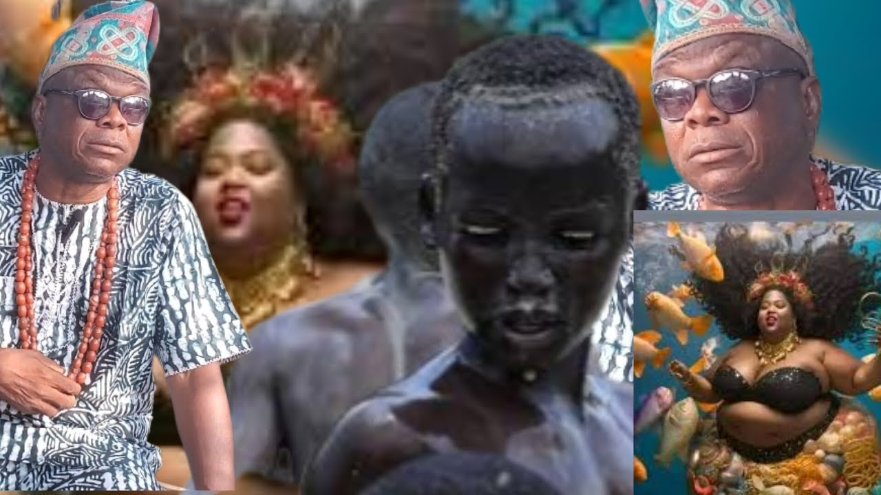 E GBO ORO AKIN LENU OBA GIDI ILE YORUBA.MAMI WATER FINALLY COME OUT INSIDE THE RIVER...#africa#asa#