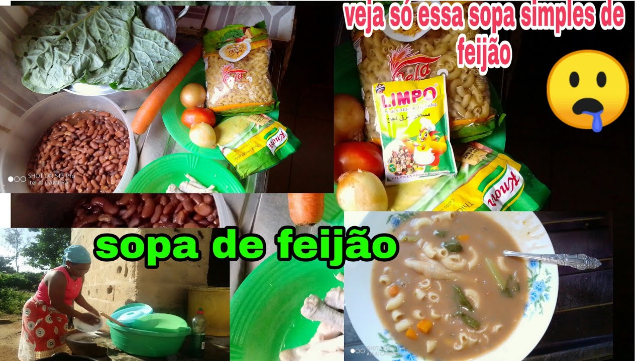 VEJA SÓ ESSA RECEITA SIMPLES DE SOPA DE FEIJÃO|BLOGUEIRA MOÇAMBICANA ❤
