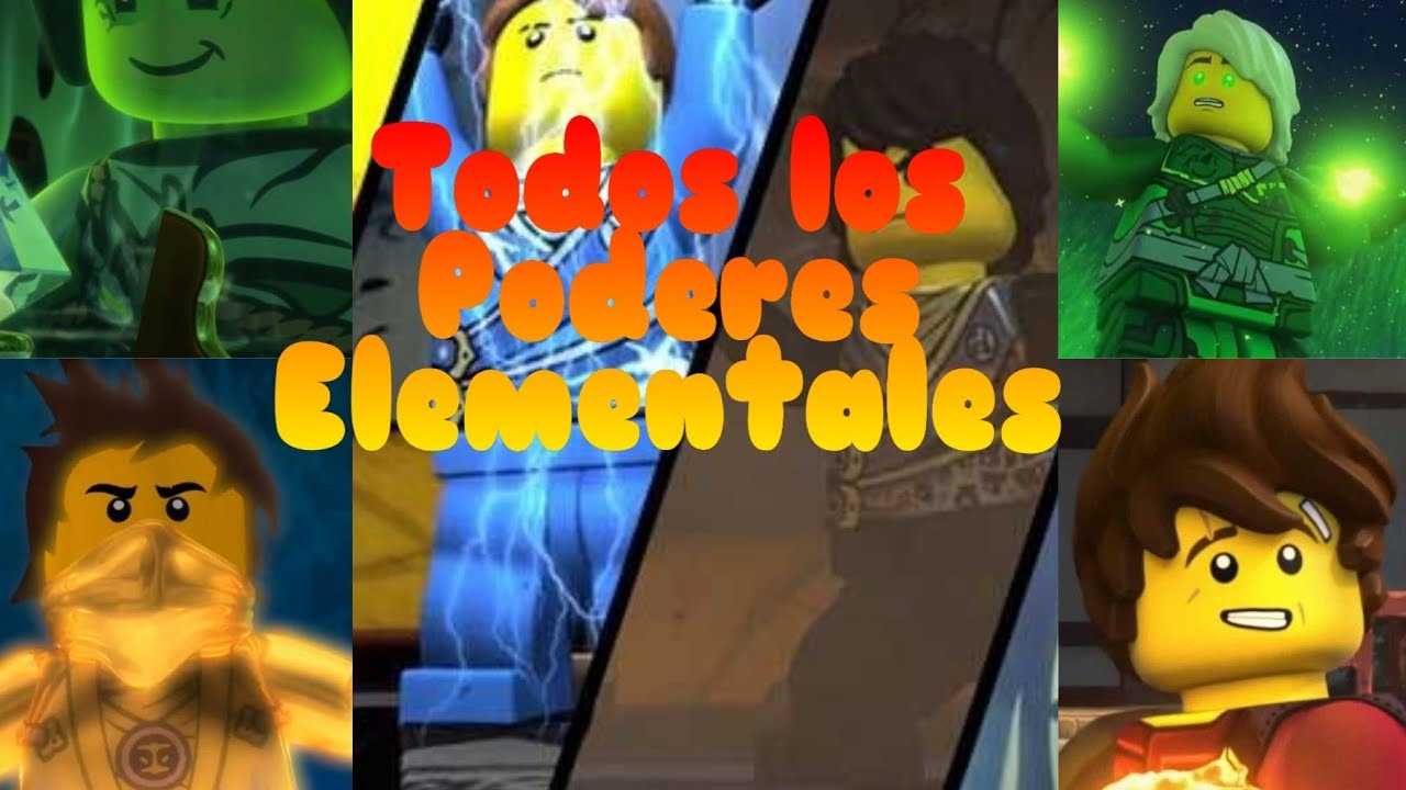 Todos los Poderes Elementales Lego Ninjago (2011-2021)