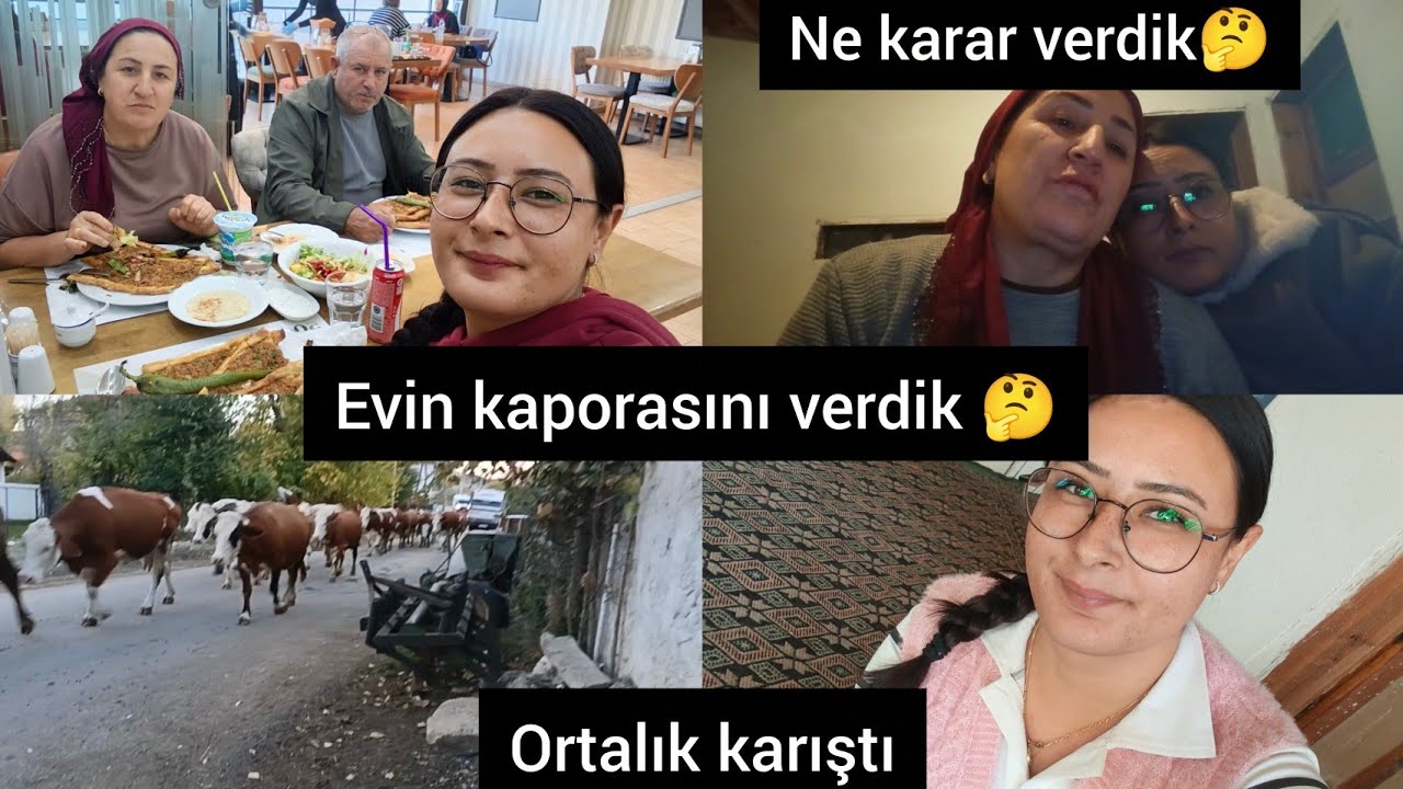 EVİN KAPORASINI VERDİK OLANLAR OLDU ☹️ORTALIK KARIŞTI