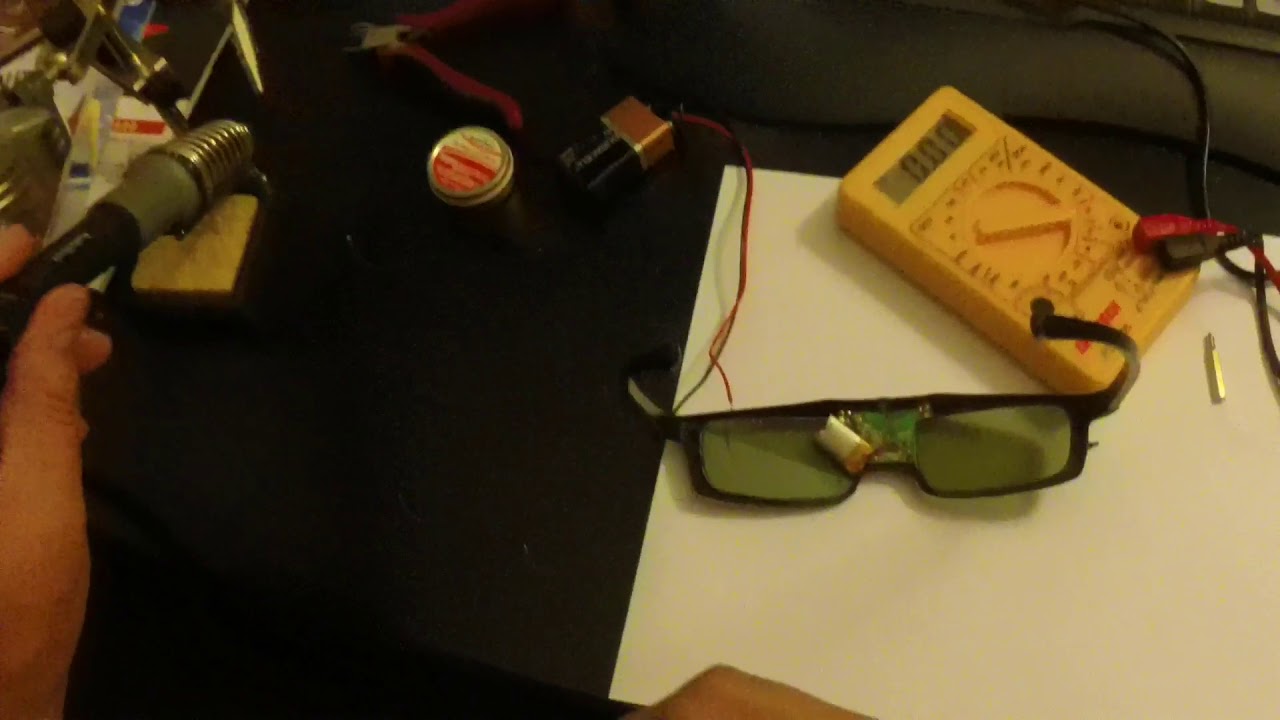 Fix not charging problem of 3D glasses, revive dead battery