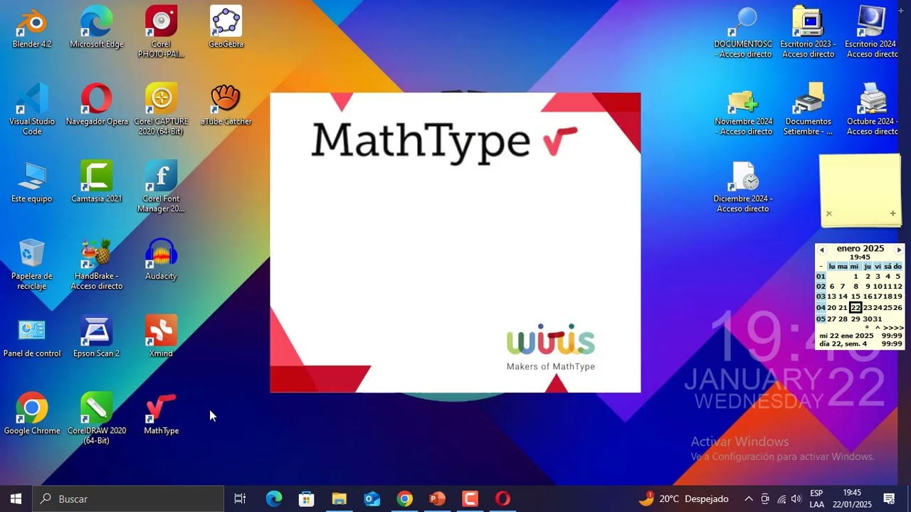 MATH TYPE 2025  COMO OBTENER LA VERSION DE PRUEBA