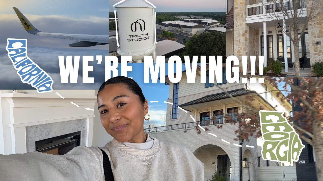 WE'RE MOVING! ✈️🏠 | Trilith Studios, GA | Town At Trilith