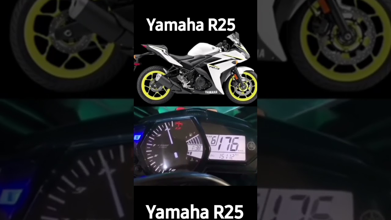 Yamaha R25 top speed 🔥