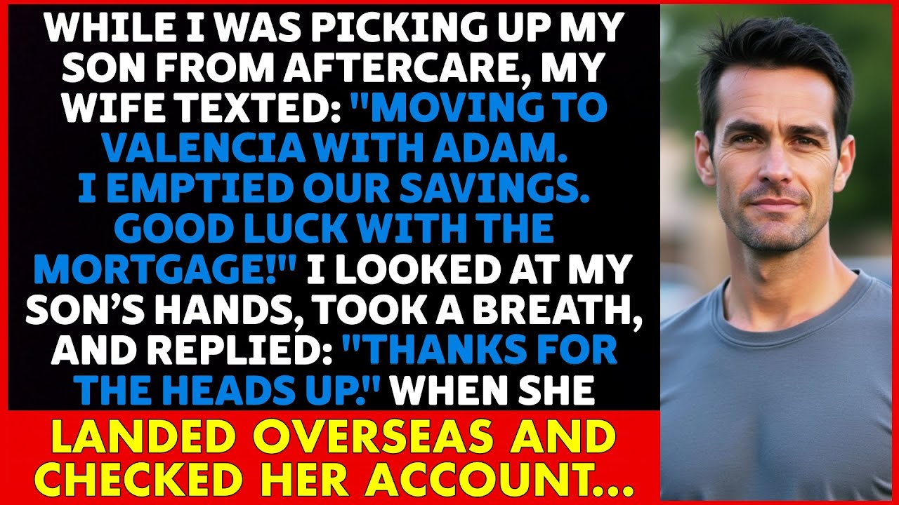 Wife Vanished to VALENCIA with Her Lover—Emptied Our Savings While I Picked Up Our Son...