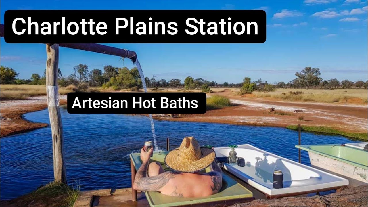 CHARLOTTE PLAINS STATION | Artesian Hot Baths & Camping near Cunnamulla | Outback Queensland, AUST