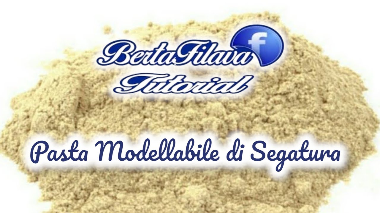 Tutorial pasta modellabile di segatura
