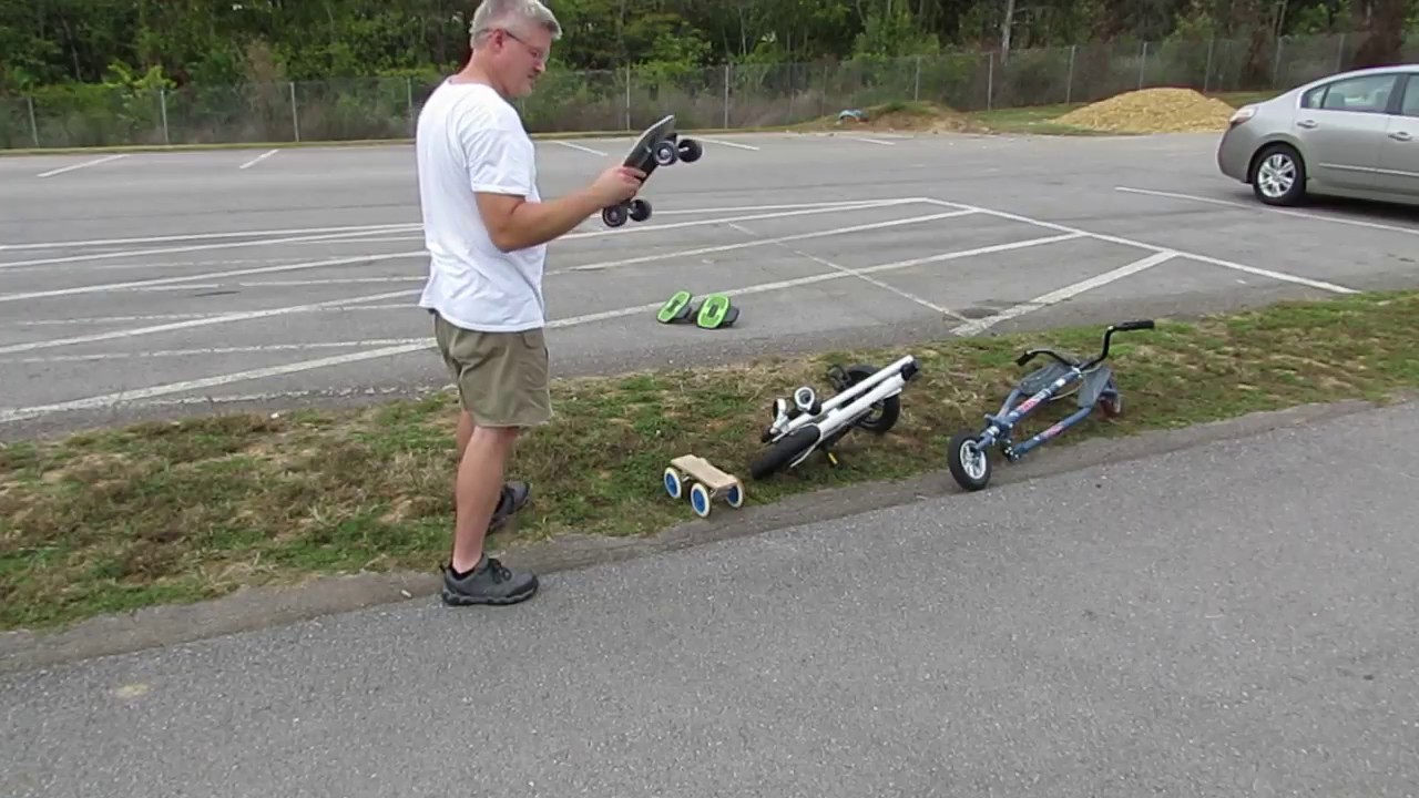 Wheeled Demonstrations - Trikke, Pedalflow, Xgliders, Footboards