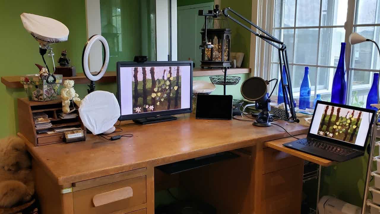 Filming Setup for Tabletop Crafting Videos