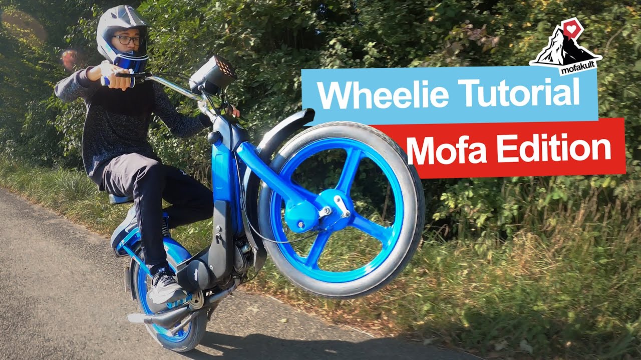 Mofa Wheelie Tutorial | So schafft es jeder! (Sogar Marvin)