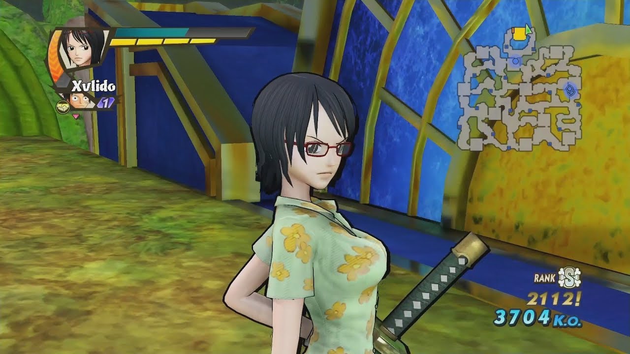 One Piece: Pirate Warriors 3 - Tashigi _ Level Break Gameplay 5 (Nightmare Dream Log) S Rank