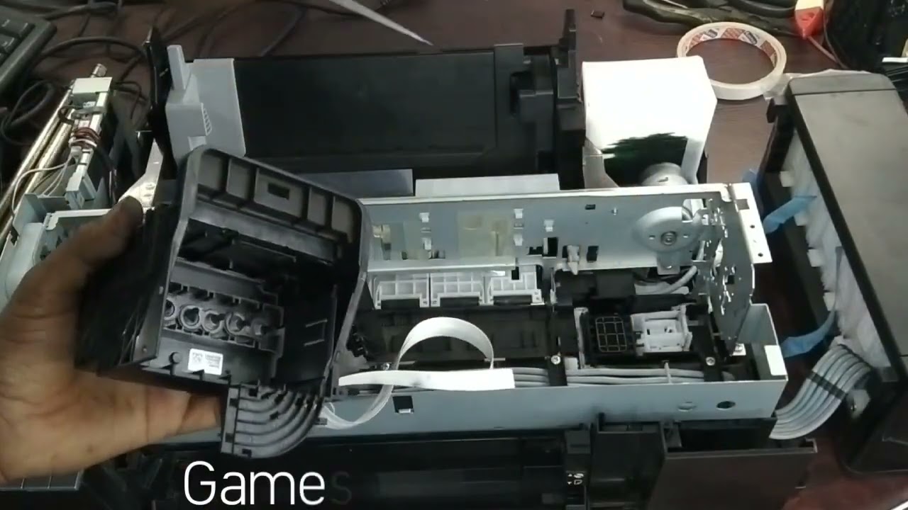 Epson l805 change head cover