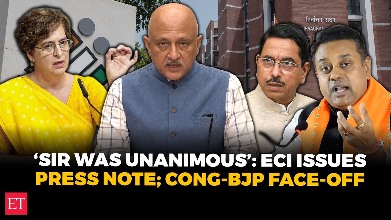 SIR row: ECI press note says decisions were unanimous; BJP hits back at Congress