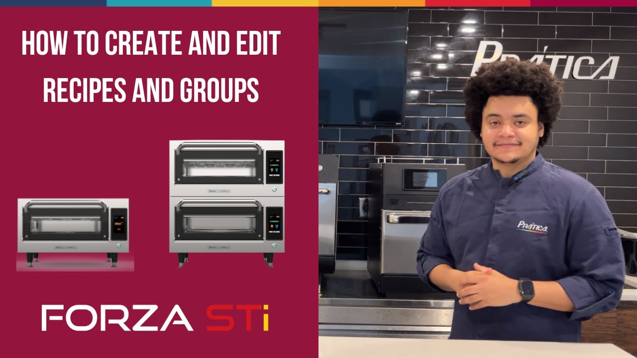 How to create and edit recipes and groups on the Forza STi