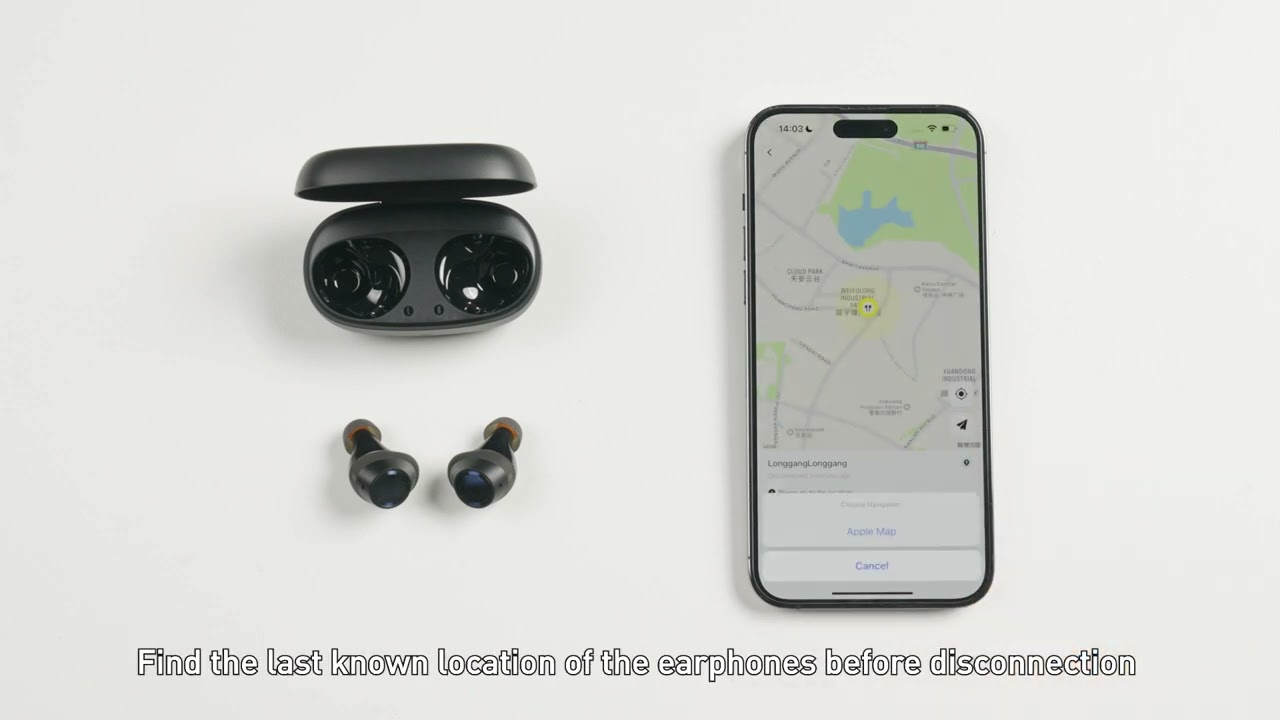 Baseus Bowie MA10 Pro TWS Find My Earphone in the App