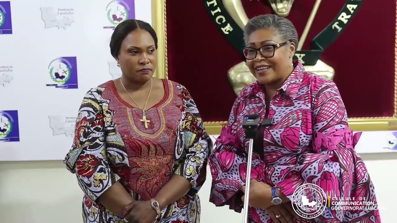 la Première ministre Judith Suminwa a visité ce ́différents chantiers de la ville de Kolwezi...