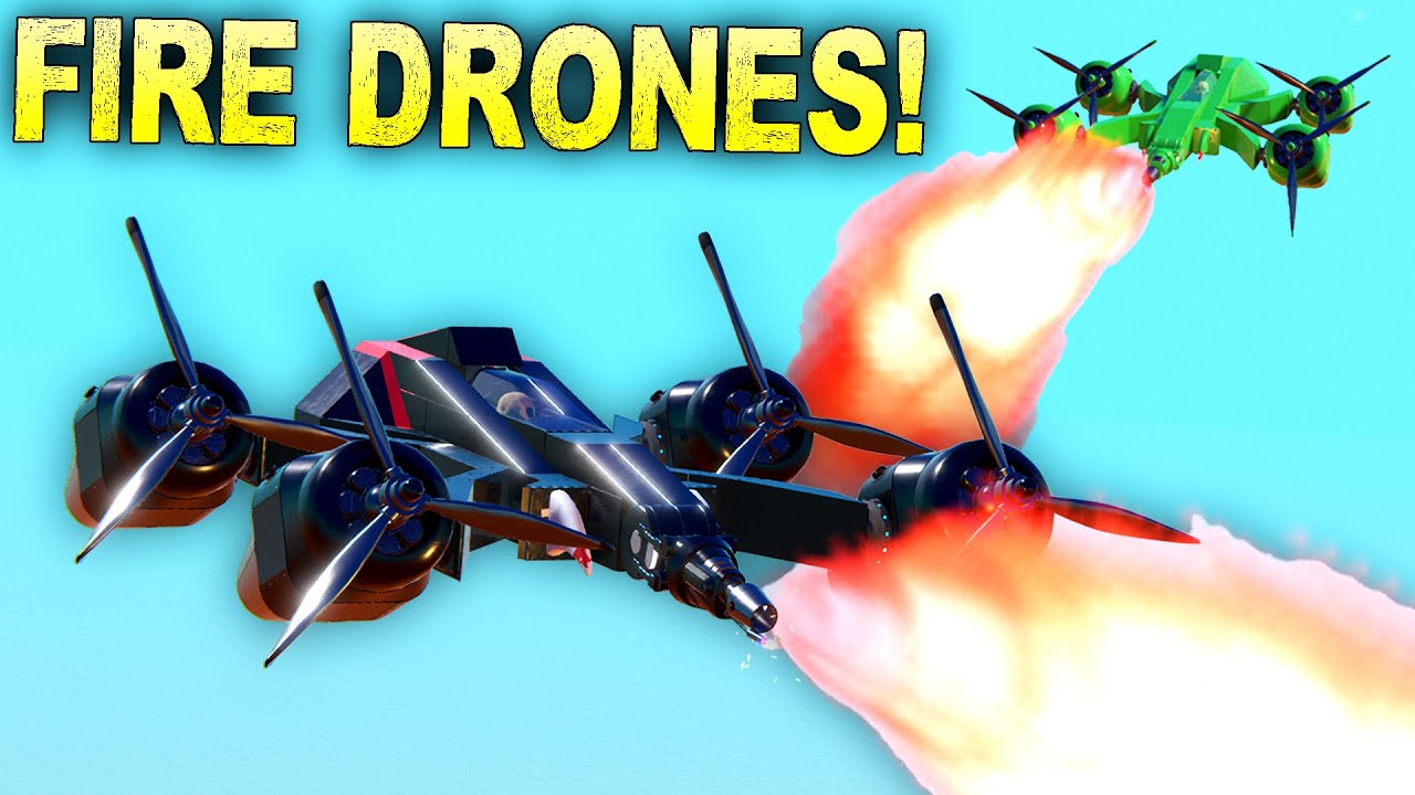 Who Can Build The Deadliest FLAMETHROWING DRONE?
