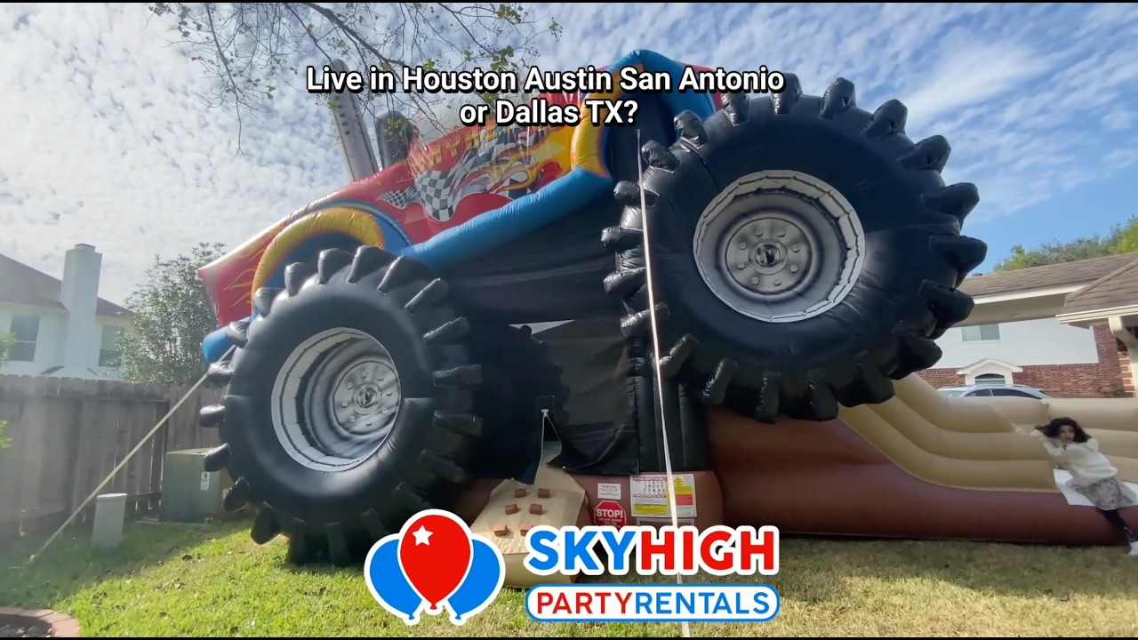 Sky High Party Rentals delivers Fun Bounce Houses & Water Slides to all of Texas Birthday Parties