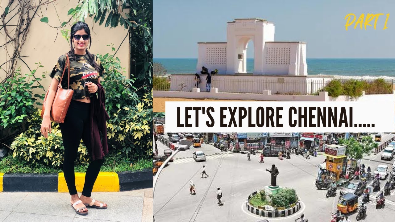 Places to visit in Chennai | T-Nagar Shopping | Chennai Beach | Chennai Church | Chennai Food