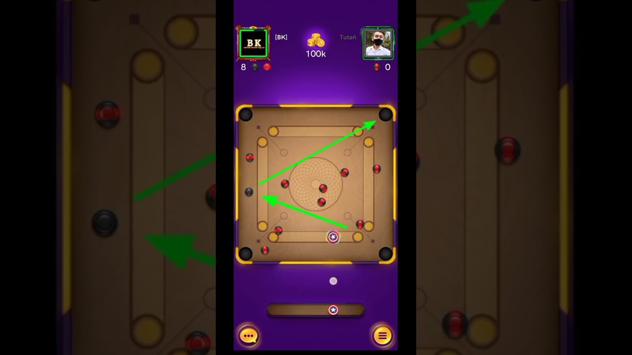 💥 Indirect Shot Carrom Pool Bk 💥