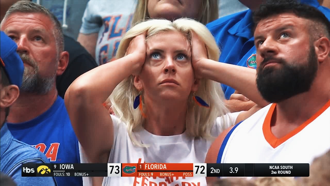 DEFENDING CHAMPS OUT: Iowa stuns No. 1 Florida in March Madness second round