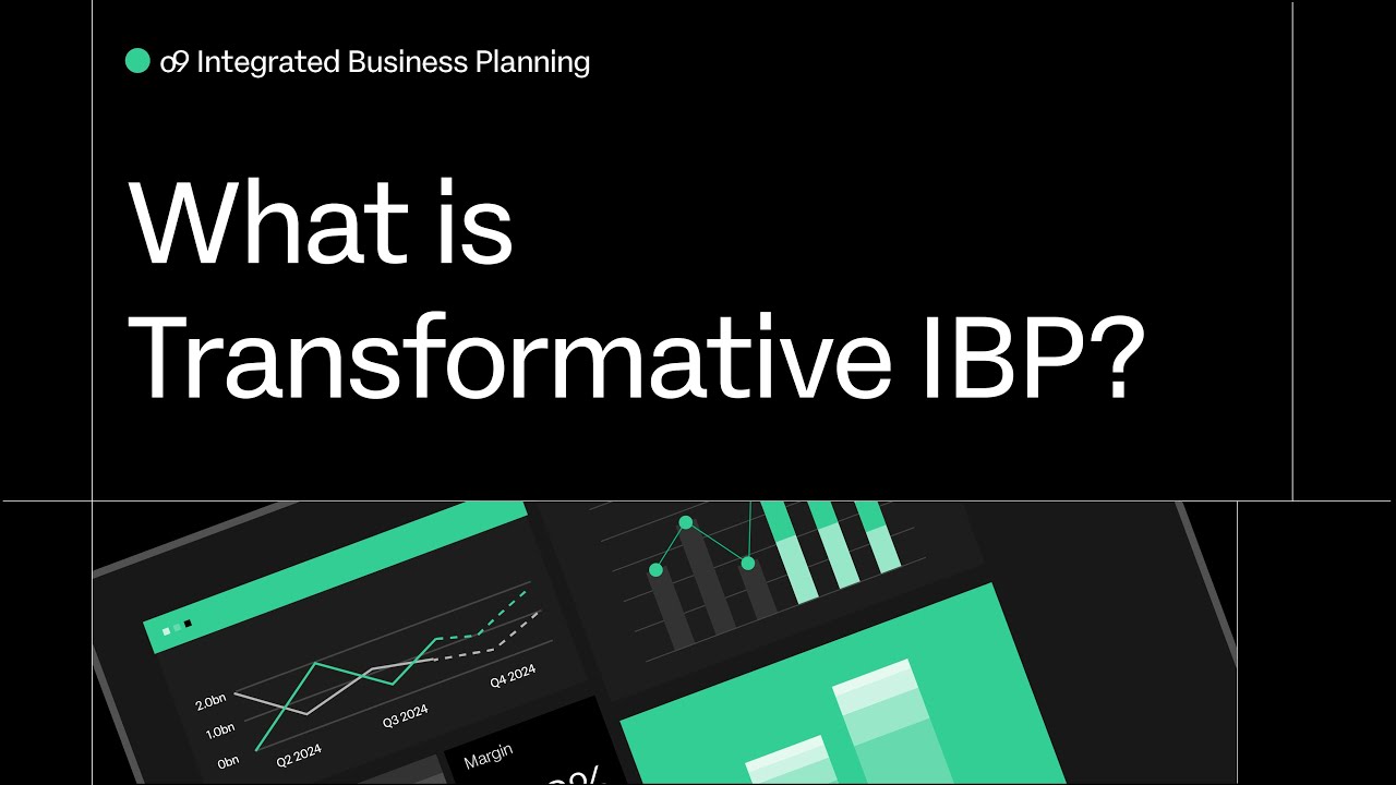 What is Transformative Integrated Business Planning (IBP)?