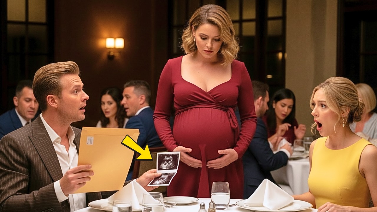 Laughing With His Mistress, He Got Served Divorce — From His Pregnant Wife in One Shocking Moment