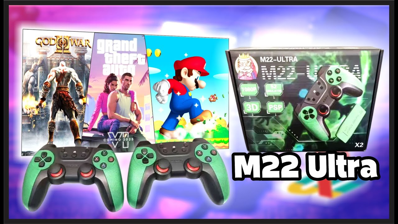 NOVO Game Stick M22 ULTRA com SISTEMA ATUALIZADO e Muita POTÊNCIA!