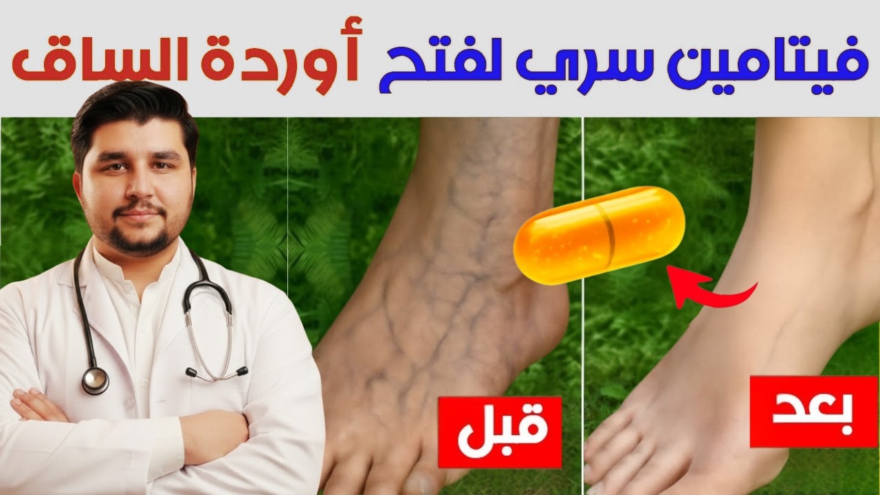 5 علامات خفية قد تشير إلى ضعف الدورة الدموية… و4 فيتامينات تدعم صحة الأوعية الدموية في الساقين