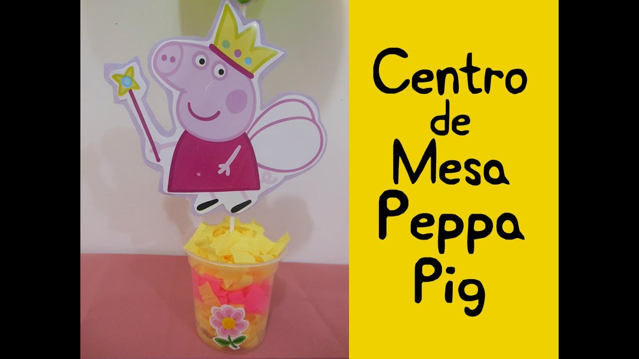 Centro de mesa Peppa Pig (Peppa Pig Centerpiece)