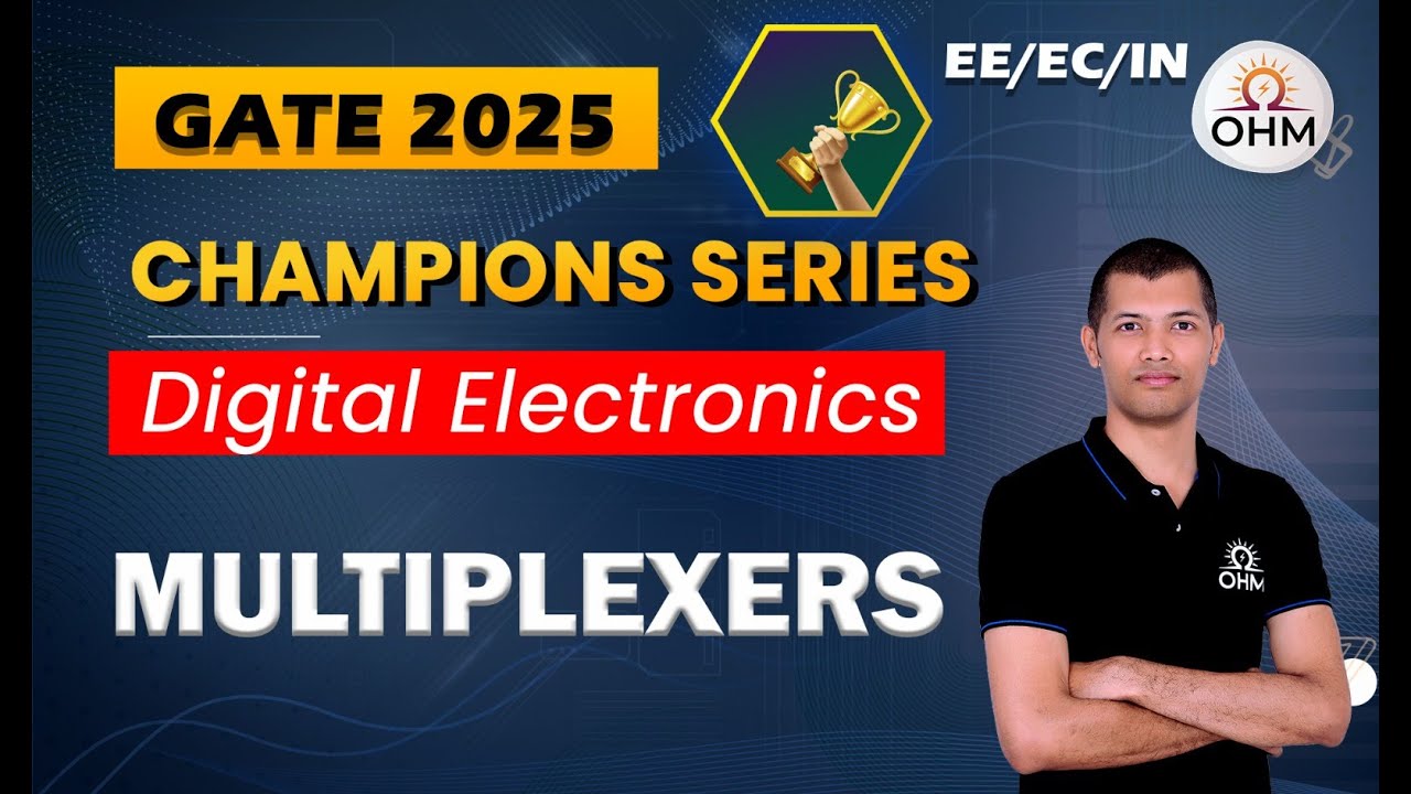 ЦИФРОВАЯ ЭЛЕКТРОНИКА | Мультиплексоры | Концепции и вопросы #gate2025 #gatepreparation