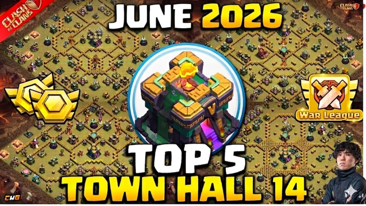 TOP-10 BEST TH14 WAR / TROPHY / CWL BASE WITH LINKS + BONUS VIDEO || TH14 UNBEATEN BASE || TH14 BASE